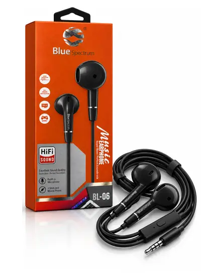 سماعة Music Earphone HiFi Blue Spectrum BL-06