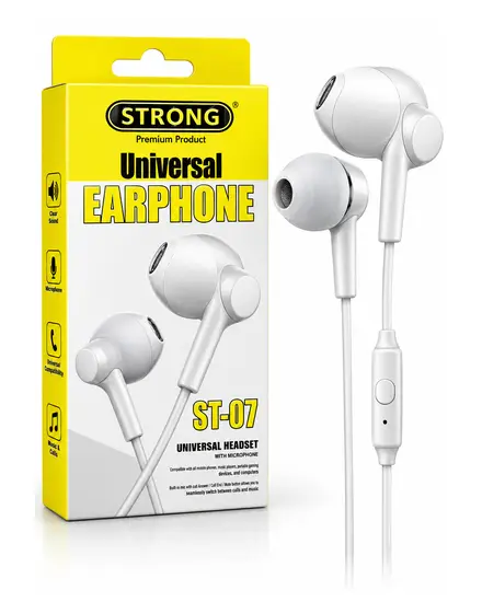 Universal Earphone مع ميكروفون Strong ST-07