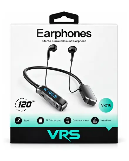 Earphones Neckband (طوق رقبة) بلوتوث VRS