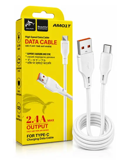 كابل Type-C 2.4A Skyoolphin AMO1T