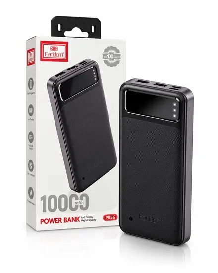 باور بانك 10000 mAh بشاشة LED Earldom PB56