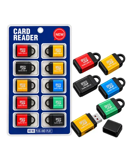 لوحة 10 قارئات بطاقات Card Reader